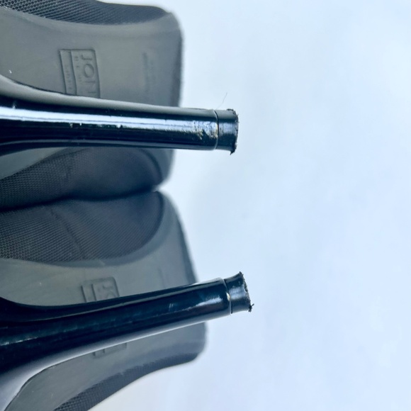 Jones New York Black Fabric Rubber Outsole Point Toe Classic Pumps size 10 - Picture 13 of 16
